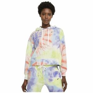NIKE Women's Dri-FIT Get Fit Tie-dye Pullover Training Hoodie Purple Small